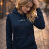 cape mikina dámská přední mockup námořní modrá