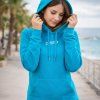 cape mikina dámská přední mockup tyrkysová