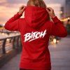 BITCH BADAZZ Dámská mikina mockup bitch