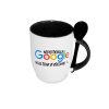 pravá ruka hrnek s lžičkou černý nepotřebuji google moje žena kopie