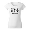 workout bílá