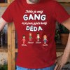 jsem dědá a tohle je můj gang mockup pánský červená