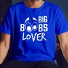 Big boobs lover mockup modrý
