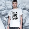 eat sleep game repeat pánský mockup bílý