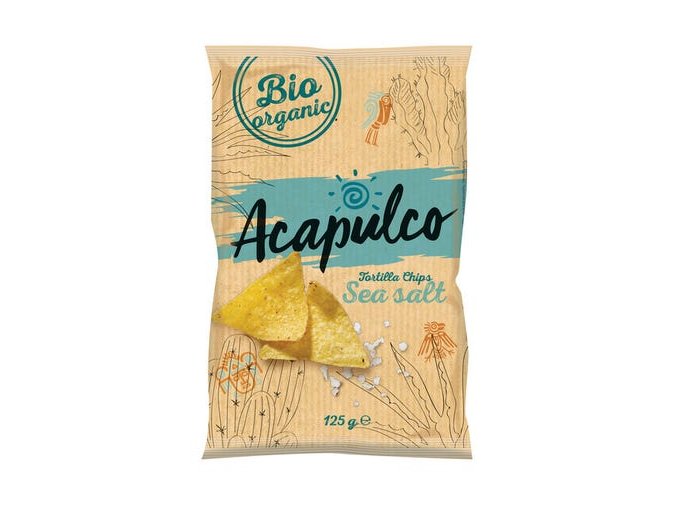 1950329613 5412514333393 acapulco tortilla chips mais natures 125g ap0001