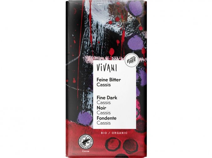 126005 bio horka cokolada cassis vivani 100 g