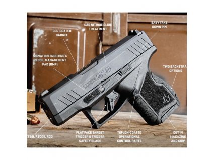 Pistole Taurus, Model: GX4, Ráže: 9mm Luger, hl.: 3", zásobníky 11+1, černá