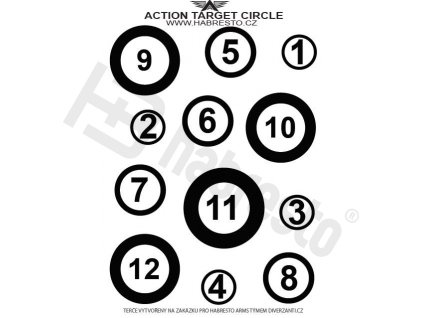 HABRESTO terč OMEGA - 10ks