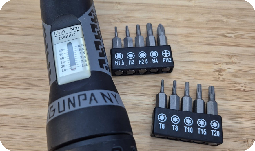 Gunpany momentový šroubovák Torque Screwdriver