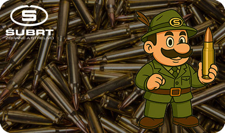 Zpětný ráz - Tabulka hodnot