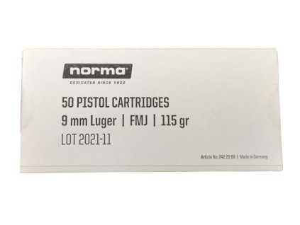 9mm luger norma fmj