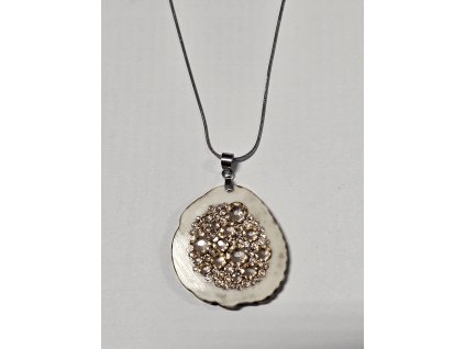 náhrdelník s kamínky swarovski