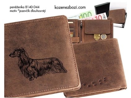 peněženka jezevčík dlouhosrstý