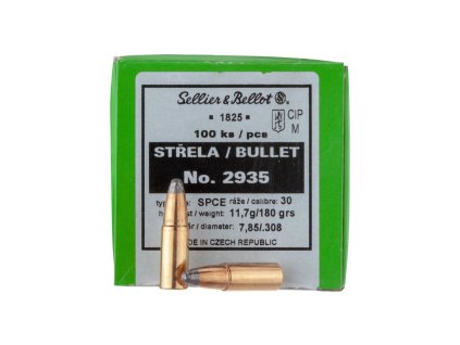 střela 2935 SPCE 11,7g (180gr) - 308 Win. / 30-06 Spr.