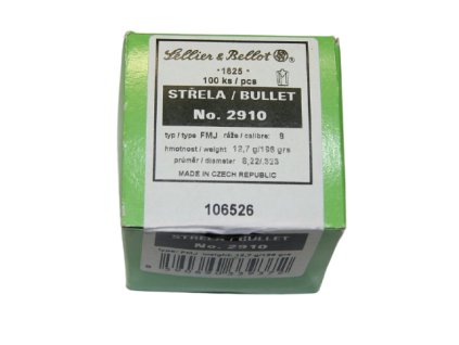 střela 2910 FMJ 12,7g (196) - 8x57