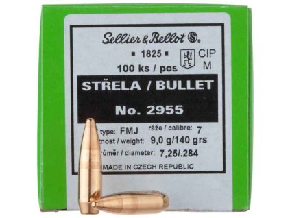 střela 2955 FMJ 9,1g (140gr) - 7