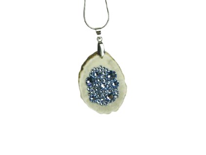 náhrdelník jelení light saphire