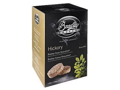 udící brikety bradley hickory 48ks