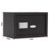 rottner moebeltresor fifty safe 1 anthrazit T06376 abmessungen