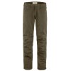 Greenland fjallraven kalhoty dark olive trail zadní