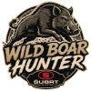 wild boar hunter samolepka 1