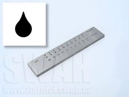 Průvlak - kapkovitý 12 - 9, 31 děr
