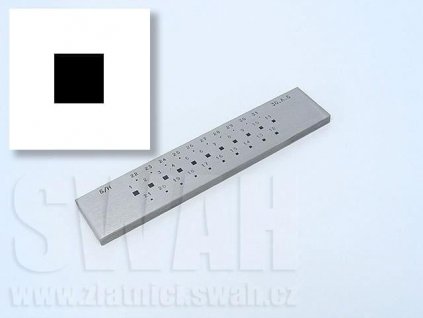 Průvlak - čtvercový 2 - F, 20 děr