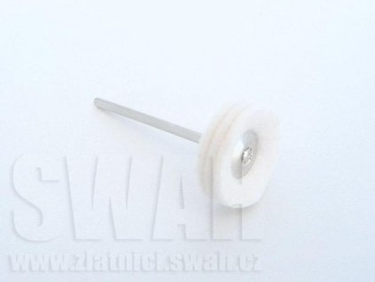 Nástroj stopkový - filcový disk měkký Ø22x4