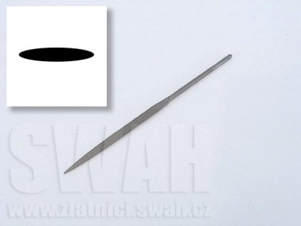 Pilník jehlový - oválný 140/4