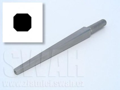Trn naklepávací - čtvercový, sražené hrany 10 - 25 / 230