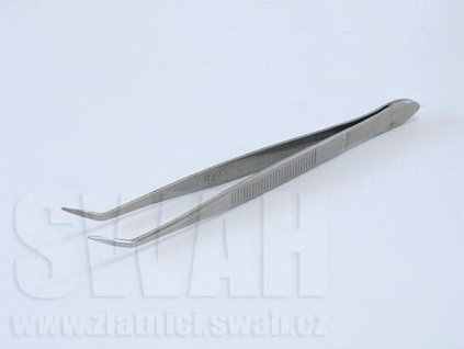 Pinzeta klasická 160mm - zahnutá