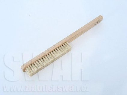 Kartáč - světlý, žíněný s rukojetí 5-ti řadý